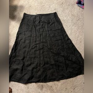 Talbots vintage linen maxi skirt